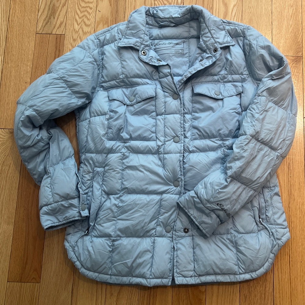 stratuslight down jacket, Eddie Bauer, WOMENS size small